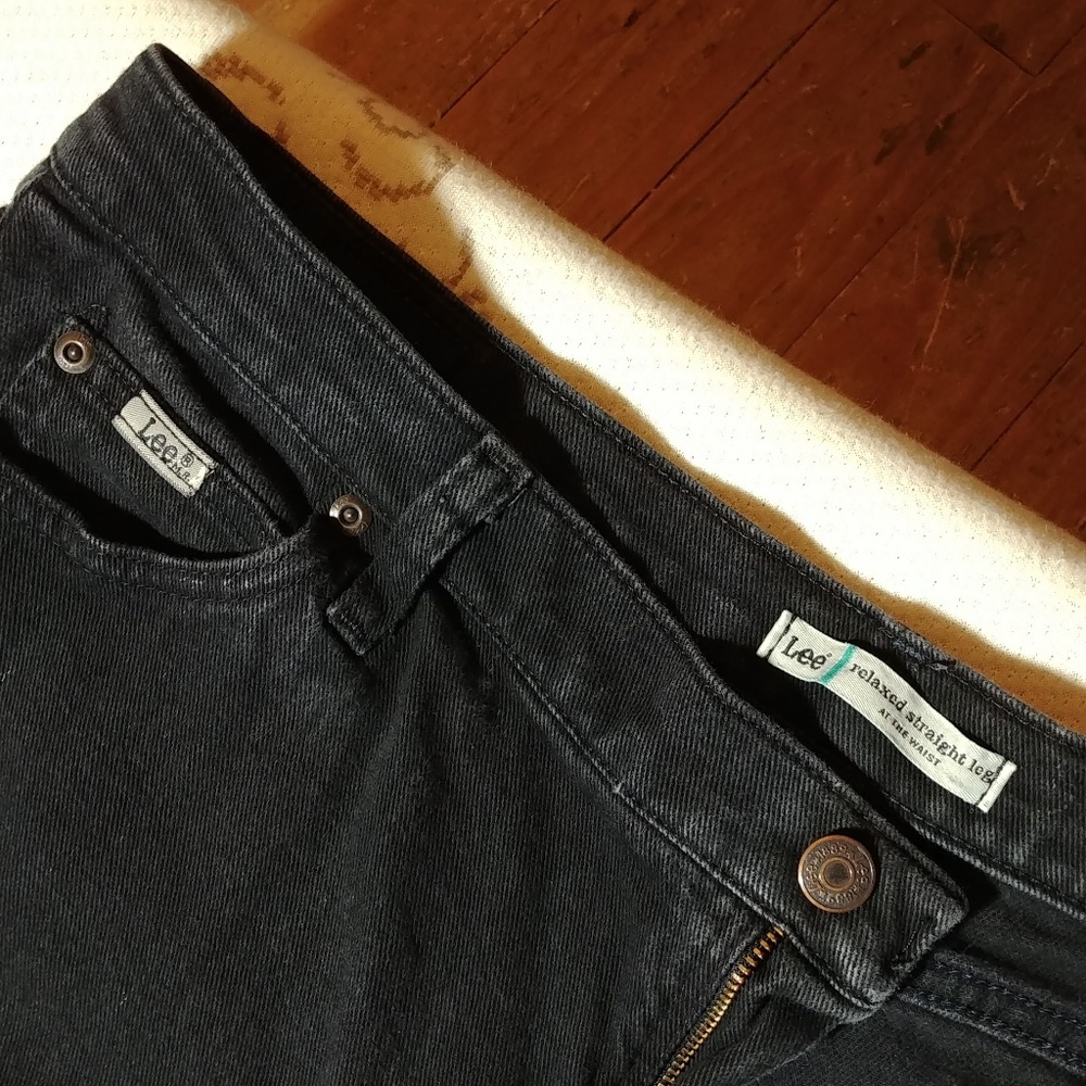 LEE Relaxed Fit Straight Leg Jeans size 16 Women